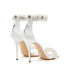 Casadei Elsa Leather Sandals White 1L239X1001C24569999