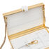 Casadei Metallic Leather Bag White 3W427X0000BCLTO9999