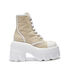 Casadei Maxxxi Fedora High Sneakers Juta and White 2R382V0701C2027C009