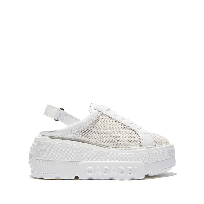 Casadei Nexus Hanoi Slingback Sneakers In White