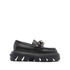 Casadei Generation C Textured Leather Loafer Black 2D244W040NC22049000