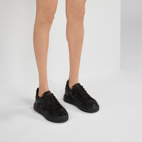Off Road Toe Cap Cyberlab Sneakers in Black for Women | Casadei®
