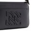 Casadei C-Chain Leather Shoulder Bag Black 3W384W0000LOVEC9000