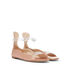 Casadei Tokyo Satin Flat Sandals Blush pink 1L040V0001T03833302