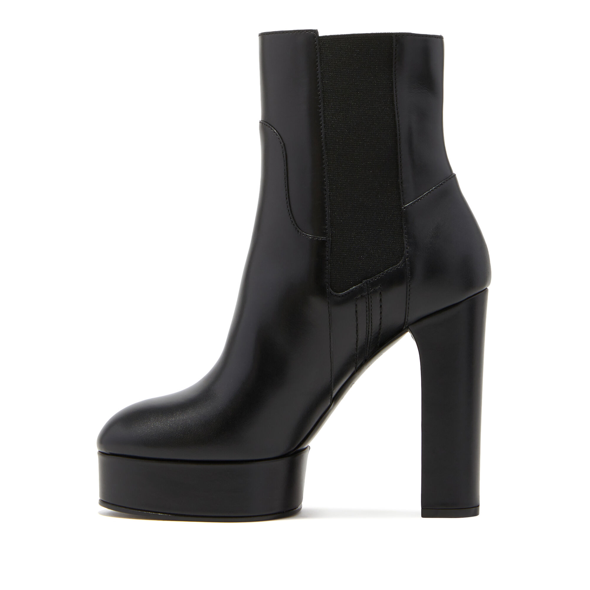 Betty Leather Platform Ankle Boots Sale Fall Winter 2023 in Black for