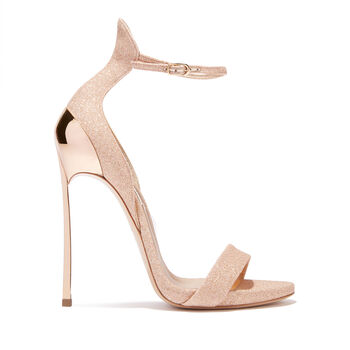 City Light Techno Blade Cappa Sandals in Gold Rose for Women | Casadei®