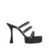 Casadei Donna Hollywood Platform Sandals Ematite and Black 1M861V1001C2019B103