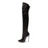 Casadei Blade Leather Over The Knee Black 1T000D125TT02389000