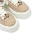 Casadei Nexus Queen Bee Sneakers Gold and White 2X004X0701C2289C047