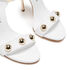 Casadei Blade Ellen Studded Sandals White 1L139V120MC21249999