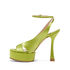 Casadei Donna Satin Platform Sandals  1L069V1001RASOO1408