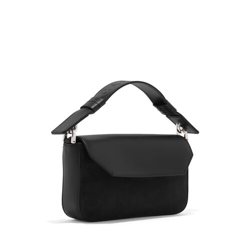 C-Chain Leather Shoulder Bag Bags in Black for Women | Casadei®