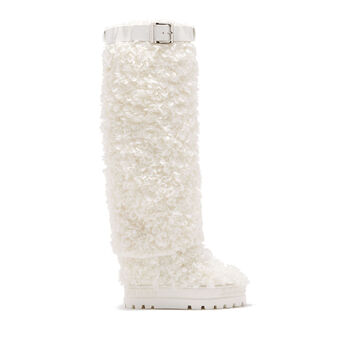 Casadei Women's Yeti Boots - White - Knee Boots - 37