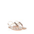 Casadei Jelly Jeweled Flat Sandals Sandstone 2Y010D0101BEACH3401
