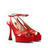Casadei Donna Satin Platform Sandals  1L069V1001RASOO3601
