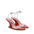 Casadei Elodie Tiffany PVC Sandals  1L082V080TT0410C026