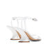 Casadei Elodie Tiffany PVC Sandals White 1L082V080TT0410B107