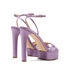 Casadei Flora Satin Platform Sandals  1L092V1201RASOO4805