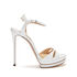 Casadei Julia Felina Platform Sandals White 1L763S1201TIFFA9999