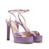 Casadei Flora Satin Platform Sandals  1L092V1201RASOO4805