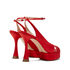Casadei Donna Satin Platform Sandals  1L069V1001RASOO3601