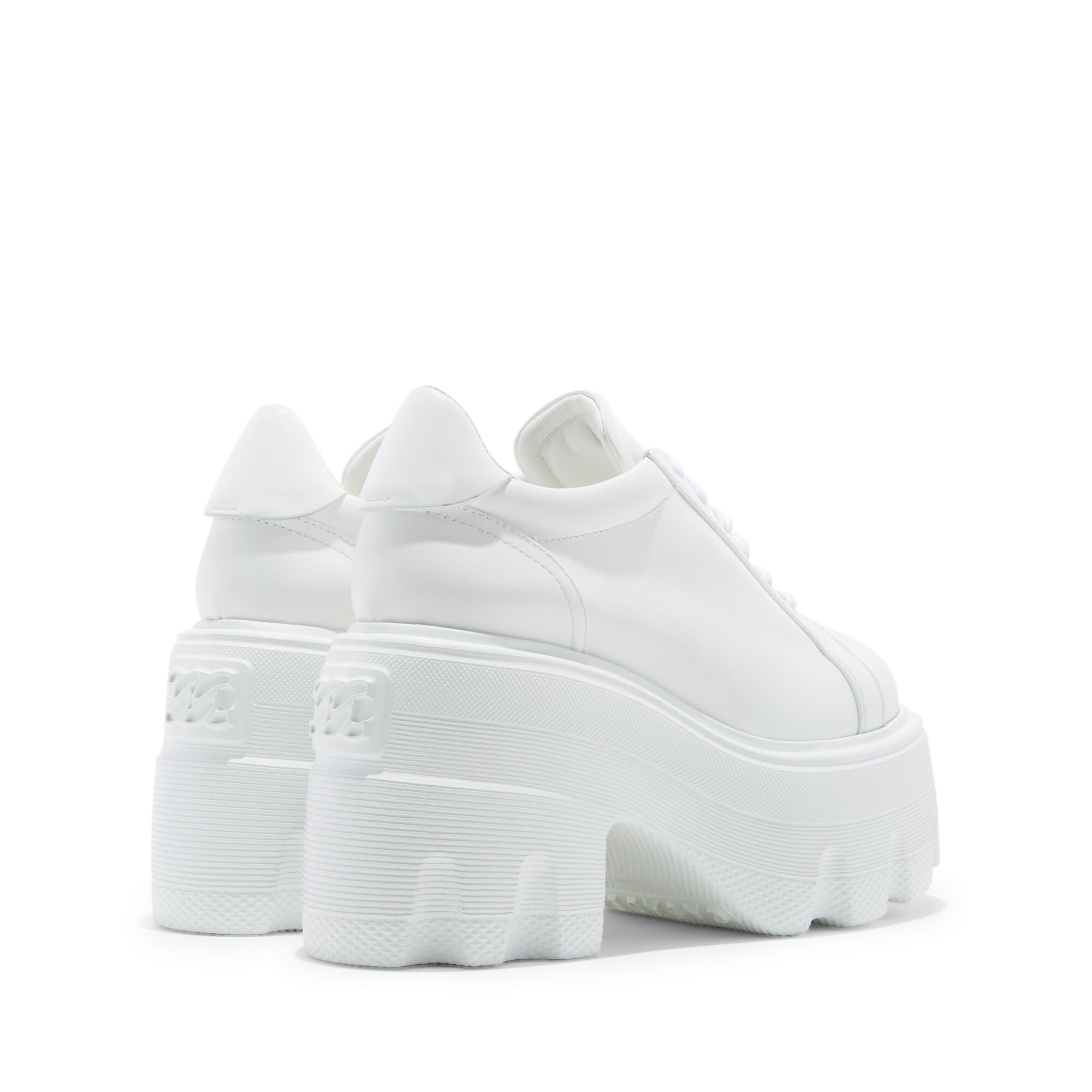 Maxxxi Leather Sneakers XXL Sole in White for Women | Casadei®