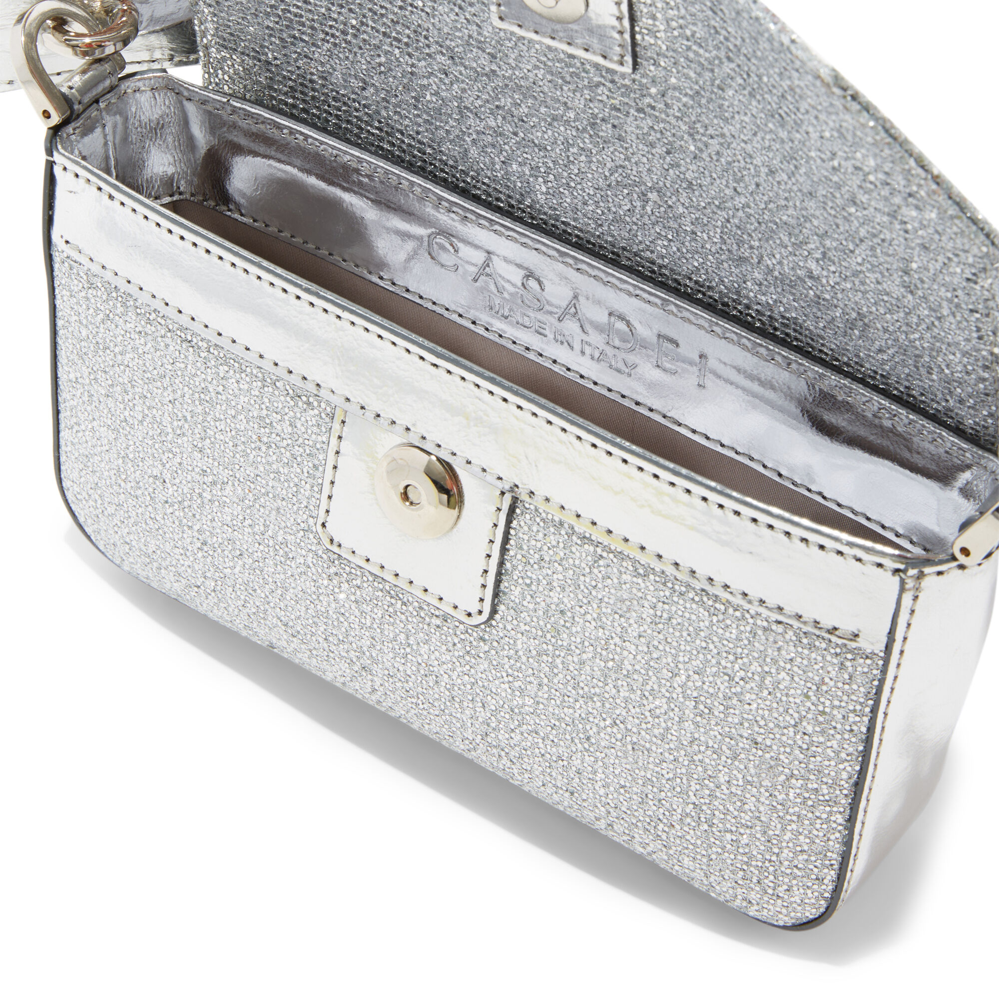 Ari Fata Glitter Bag Bags in Silver for Women | Casadei®
