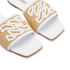 Casadei Portofino Slides white and toffee 1M359X0001PORTFB256
