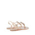 Casadei Jelly Jeweled Flat Sandals Sandstone 2Y010D0101BEACH3401