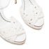 Casadei Flora Versilia Platform Sandals White 1L783S1401T02659999