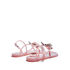 Casadei Jelly Jeweled PVC Flat Sandals  2Y245V0101BEFLA4107