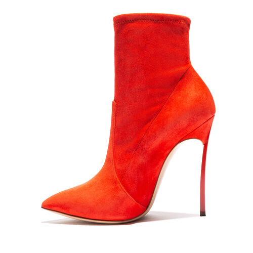 Blade Ankle Boots in Cyber Red for Women | Casadei®