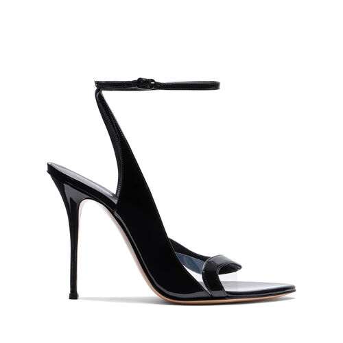 Scarlet Slingback Patent Leather Sandals in Black for Women | Casadei®