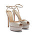 Casadei Ophelia Satin Platform Sandals Nube 1L091V1401RASOO9602