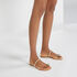 Casadei Soraya Flat Sandals Goldust 1N050D0001C20921200