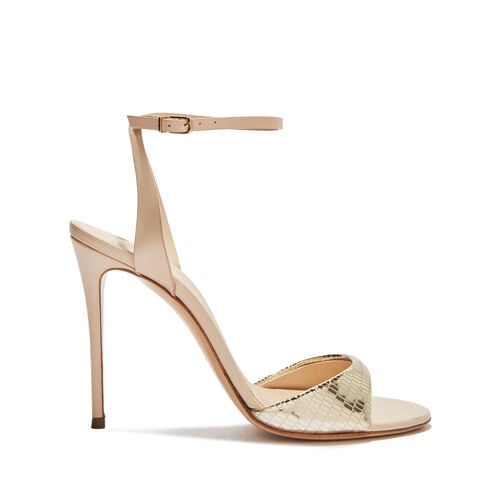 Julia C-Viper Sandals Sandals in Goldust and Sandstone for Women | Casadei®
