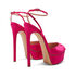 Casadei Ophelia Satin Platform Sandals  1L091V1401RASOO4405