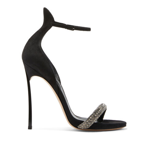 Cappa Blade Stratosphere Sandals in Jet Ematite and Black for Women ...