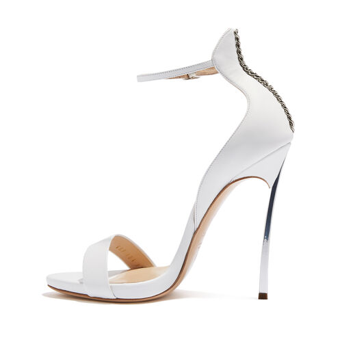 Cappa Blade Unchained Sandals in White for Women | Casadei®