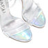 Casadei Osiride Sue Blade PVC Sandals Silver 1L078V120MC2045B109