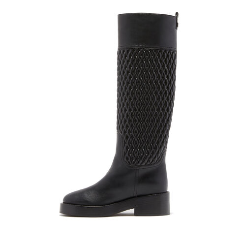 Andrea Dome High Boots in Black for Women | Casadei®