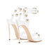 Casadei Blade Ellen Studded Sandals White 1L139V120MC21249999