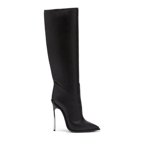 Maxi Blade High Boots in Black for Women | Casadei®