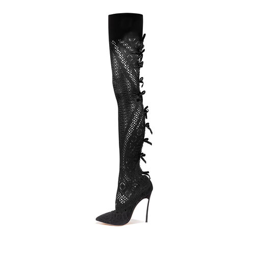 Women's High Boots Blade in Black | Casadei