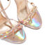 Casadei Penny Blade Mermaid Sandals Goldpink and Spiaggia Rosa 1L033V120MC1987B119