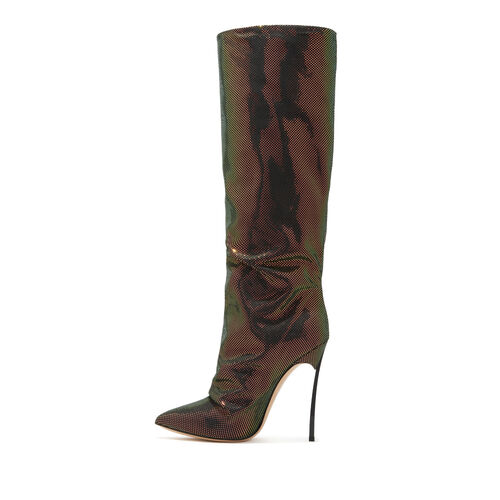 Blade Aurora Boreale High Boots in Black for Women | Casadei®