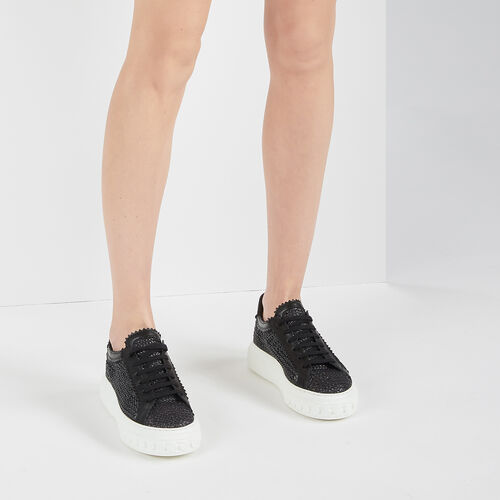 Off Road Sneakers in Black for Women | Casadei®