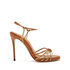 Casadei Julia C-Viper Sandals Gold and Natur 1L039V1001C1996B023