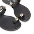 Casadei Ellen Studded Flat Sandals Black 1N221V0001C21249000