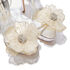 Casadei Flora Belle Epoque Platform Sandals Silver and platinum 1L024Z1401C2097B151